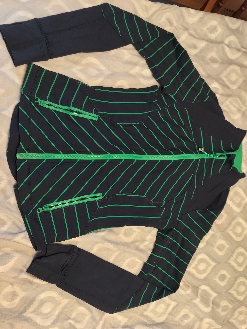 Lululemon Navy And Green Jacket